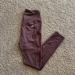 Gymshark Pocket Leggings - Chocolate Brown